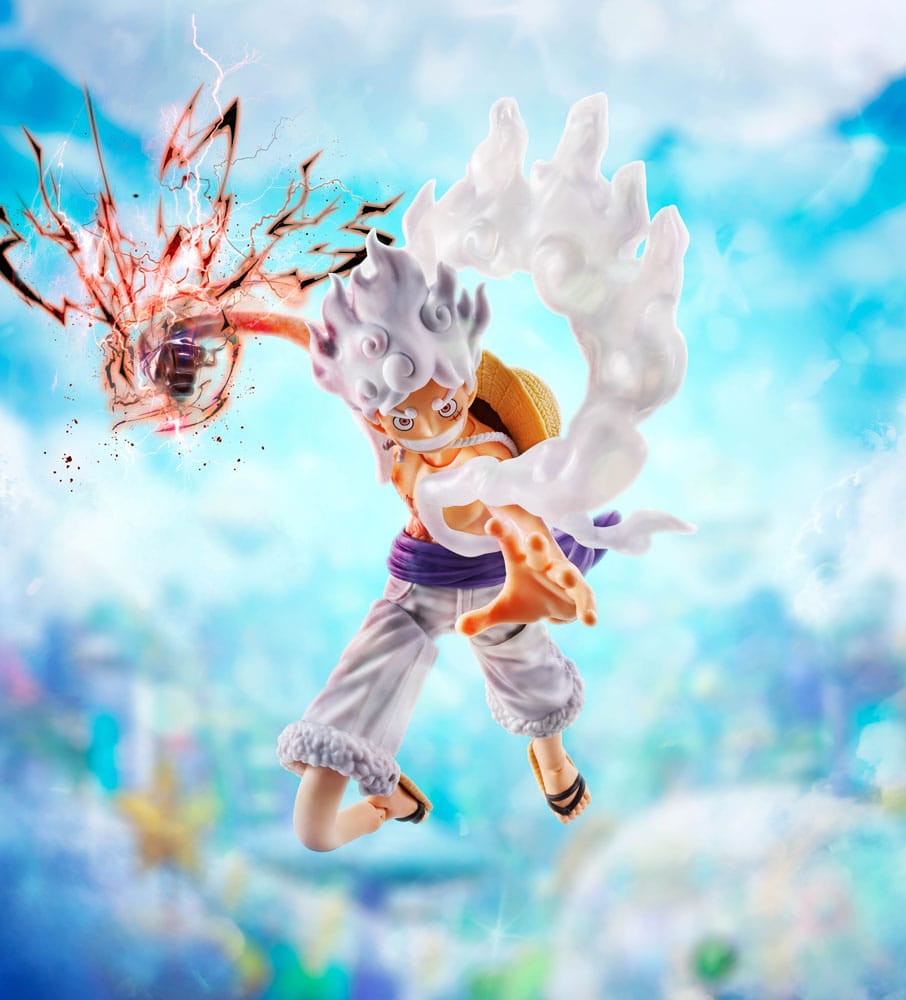 One Piece Figura S.H.Figuarts Monkey D. Luffy Gear 5 -Future Island Egghead- 15 cm