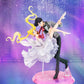 Sailor Moon Estatua PVC FiguartsZERO Chouette Usagi & Tuxedo Mask Moonlight Glow Edition 24 cm