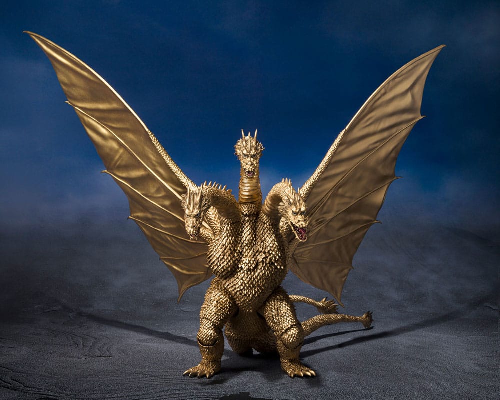 Godzilla Figura S.H. Monster Arts King Ghidora (1972) 25 cm - BANDAI TAMASHII NATIONS FIGURA - Vista detallada