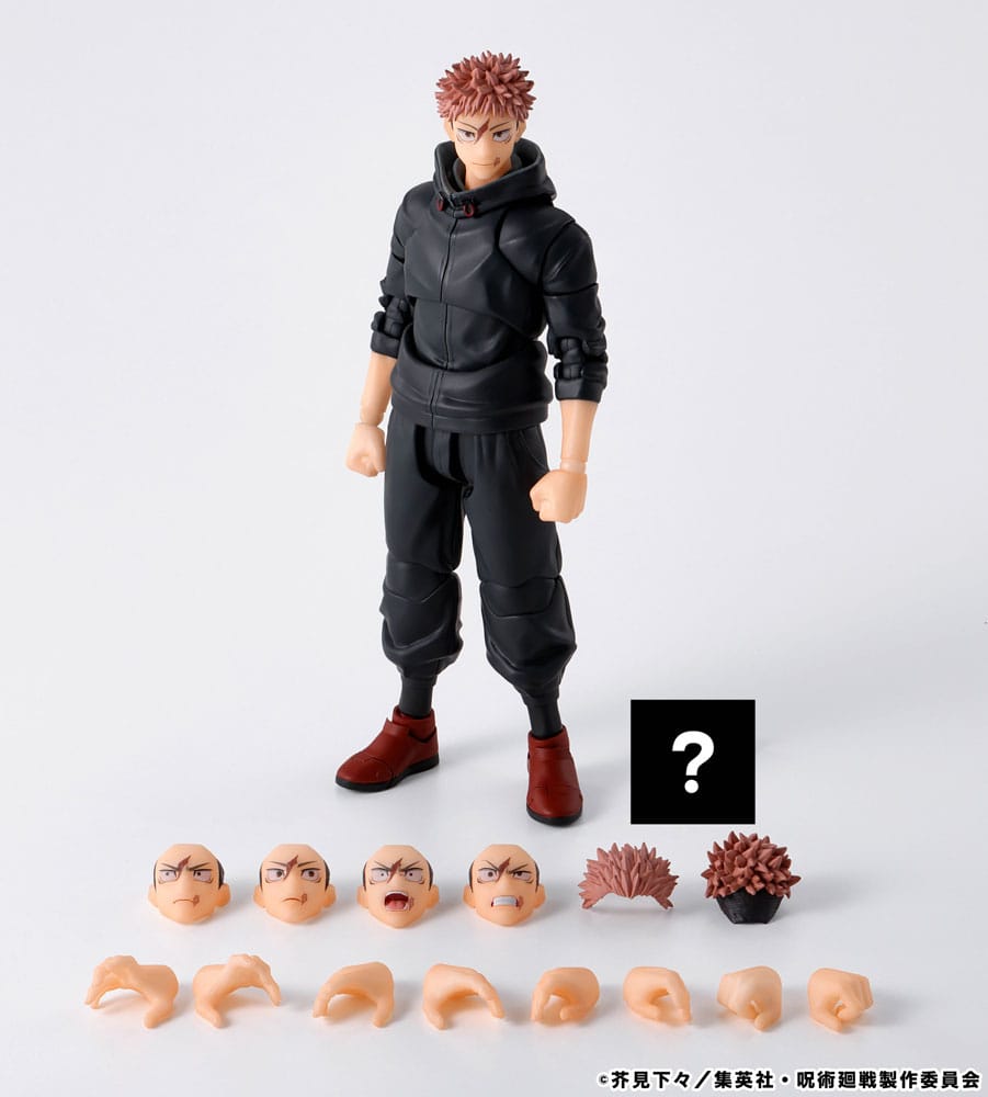 Jujutsu Kaisen Figura S.H. Figuarts Yuji Itadori Sukuna's Vessel 15 cm - BANDAI TAMASHII NATIONS FIGURA - Vista detallada