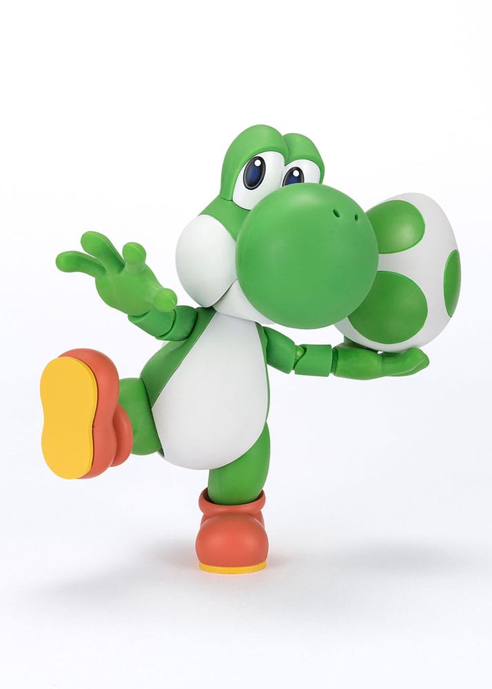 Super Mario Figura S.H. Figuarts Yoshi 11 cm - BANDAI TAMASHII NATIONS FIGURA - Vista detallada