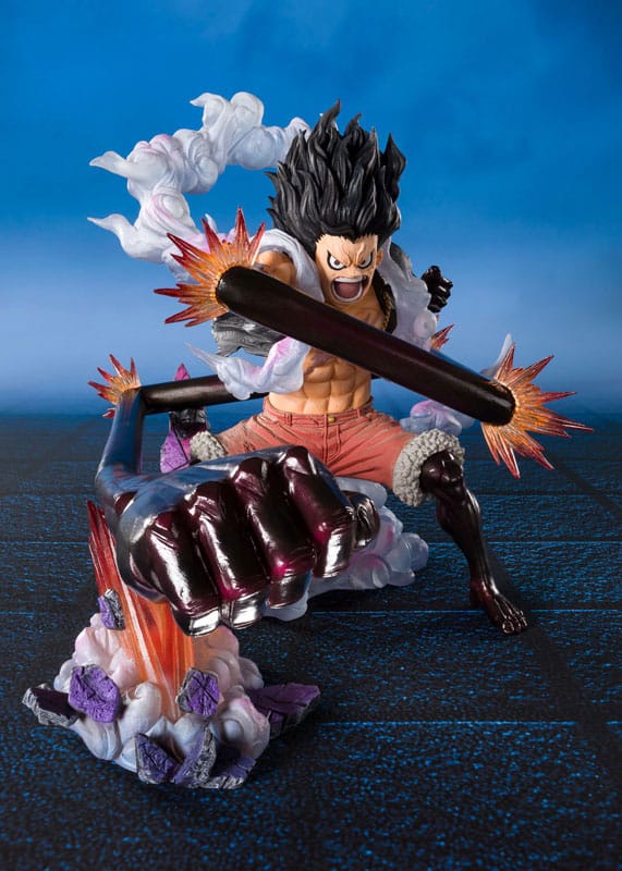One Piece Figuarts ZERO Extra Battle Estatua PVC Monkey D. Luffy Gear 4 Snake Man King Cobra 21 cm