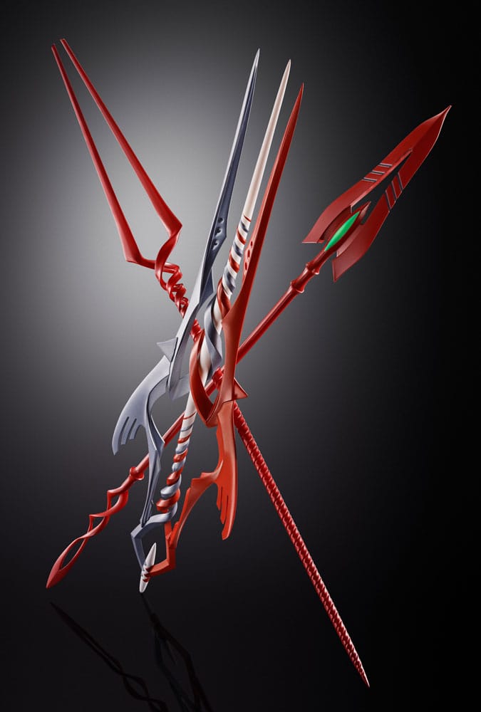 Neon Genesis Evangelion Accesorios Metal Build 3 Spears Set for Eva 30th with the Spear Another Color - BANDAI TAMASHII NATIONS FIGURA