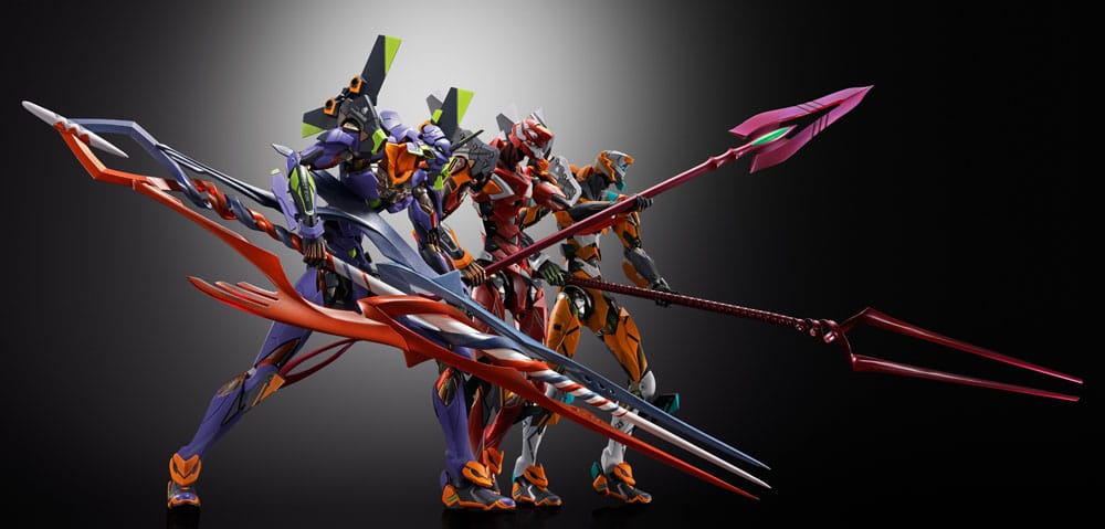 Neon Genesis Evangelion Figura Diecast Metal Build Eva Test Type-00/00 30th with the Spear of Longinus 22 cm