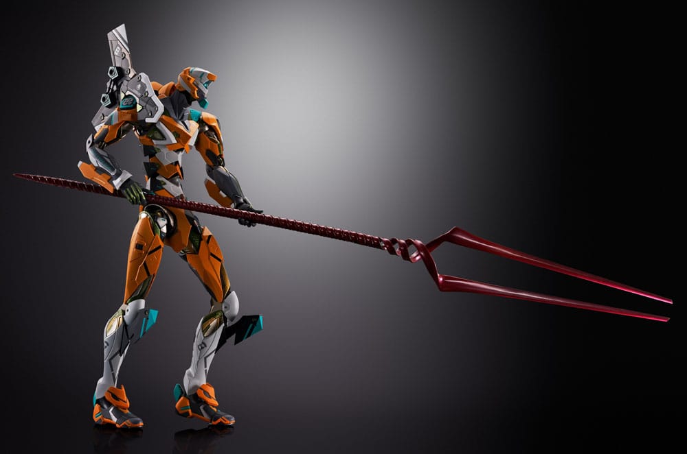 Neon Genesis Evangelion Figura Diecast Metal Build Eva Test Type-00/00 30th with the Spear of Longinus 22 cm