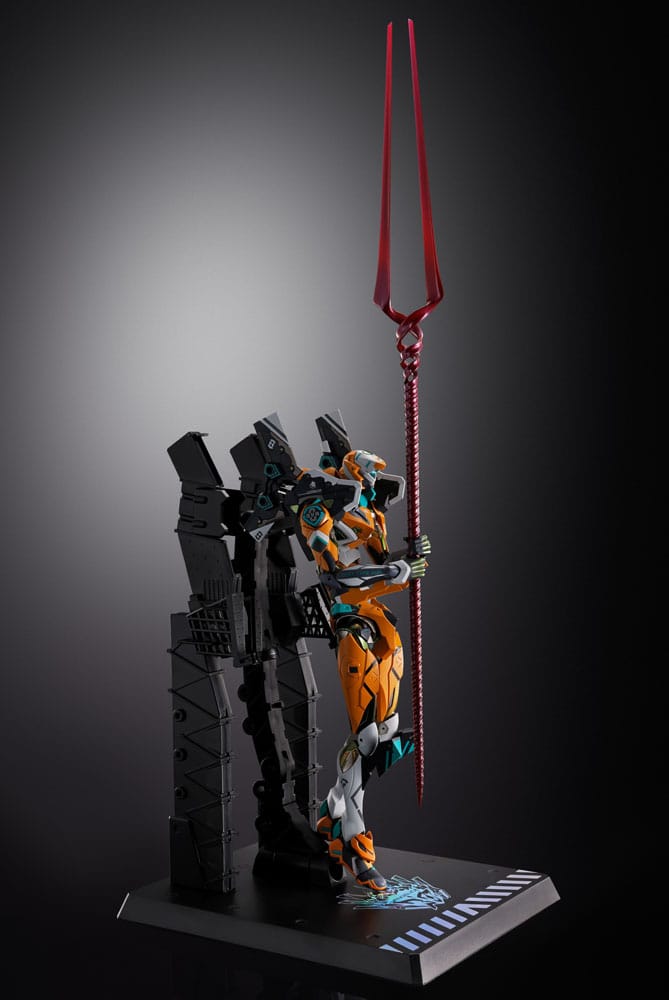 Neon Genesis Evangelion Figura Diecast Metal Build Eva Test Type-00/00 30th with the Spear of Longinus 22 cm
