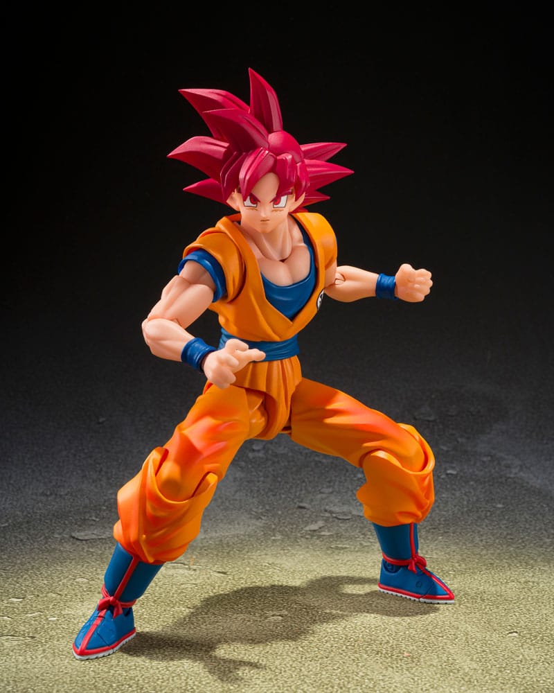 Dragon Ball Super Figura S.H.Figuarts Super Saiyan God Son Goku (God Aura) 15 cm