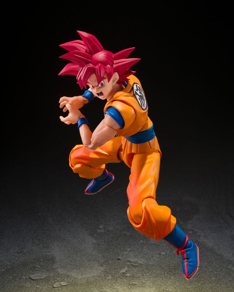Dragon Ball Super Figura S.H.Figuarts Super Saiyan God Son Goku (God Aura) 15 cm