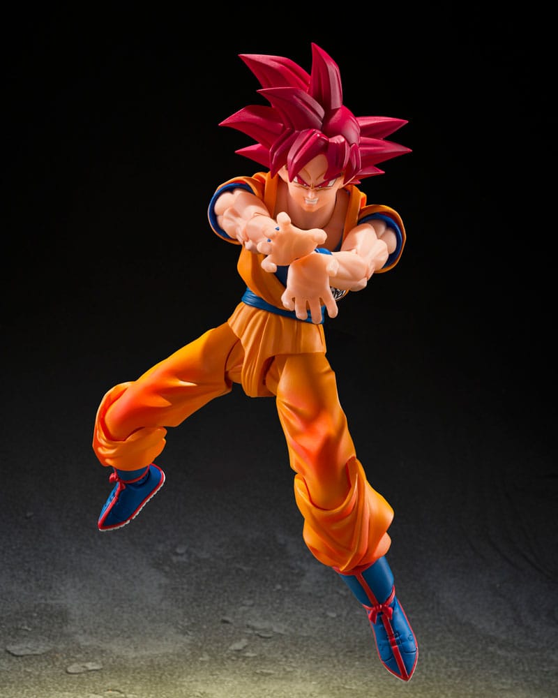 Dragon Ball Super Figura S.H.Figuarts Super Saiyan God Son Goku (God Aura) 15 cm