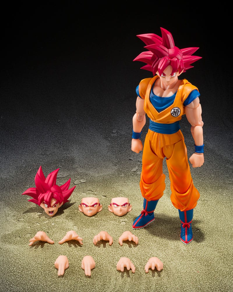 Dragon Ball Super Figura S.H.Figuarts Super Saiyan God Son Goku (God Aura) 15 cm