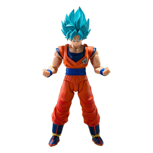 Dragon Ball Super Figura S.H.Figuarts Super Saiyan God Super Son Goku (Blue power transcending Limits) 15 cm