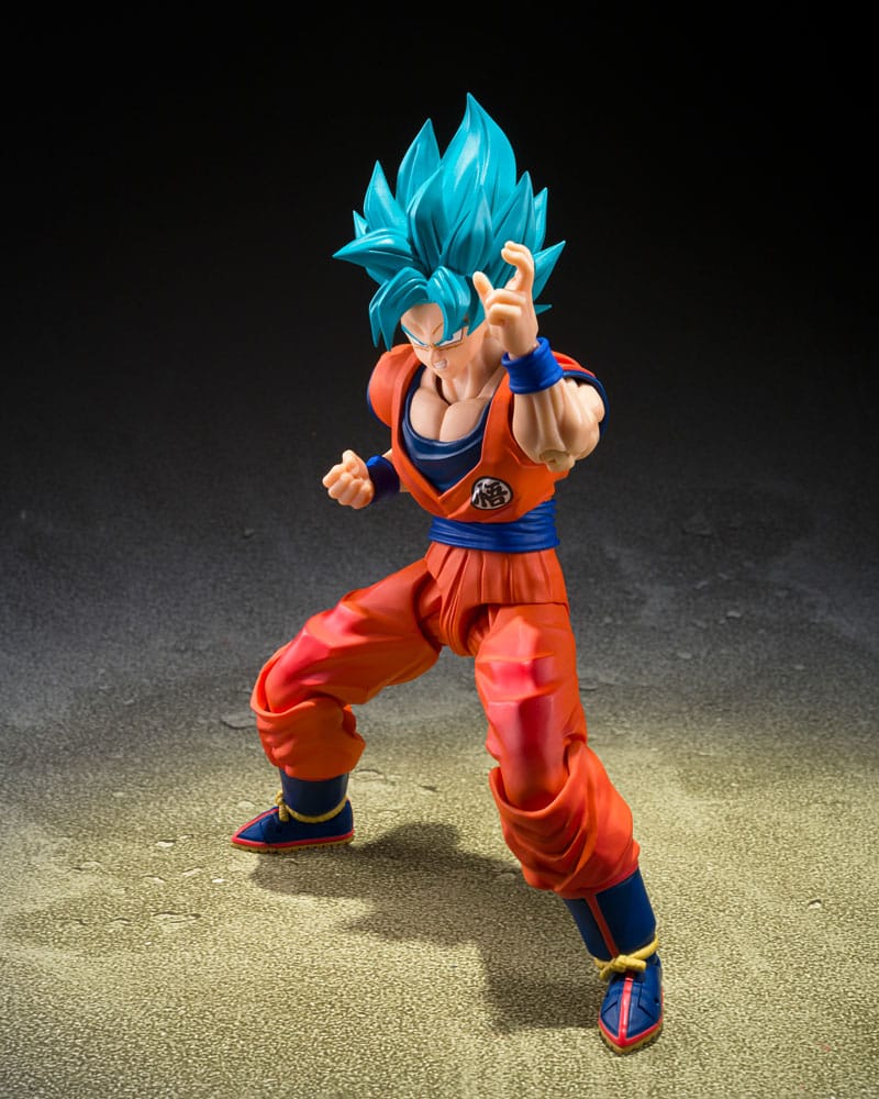 Dragon Ball Super Figura S.H.Figuarts Super Saiyan God Super Son Goku (Blue power transcending Limits) 15 cm