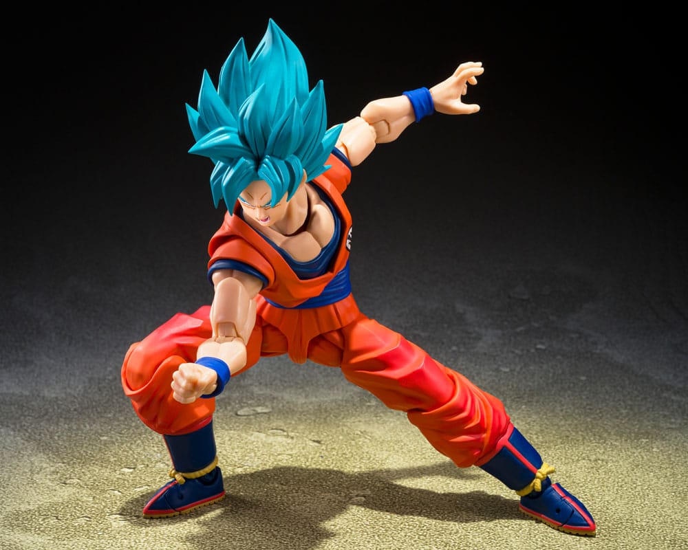 Dragon Ball Super Figura S.H.Figuarts Super Saiyan God Super Son Goku (Blue power transcending Limits) 15 cm