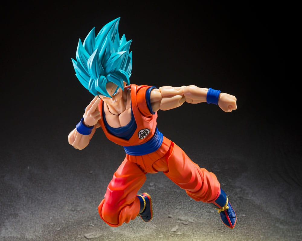 Dragon Ball Super Figura S.H.Figuarts Super Saiyan God Super Son Goku (Blue power transcending Limits) 15 cm