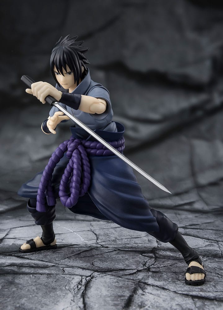 Naruto Figura S.H.Figuarts Sasuke Uchiha Solitary Shinobi 15 cm - Z POP Toys