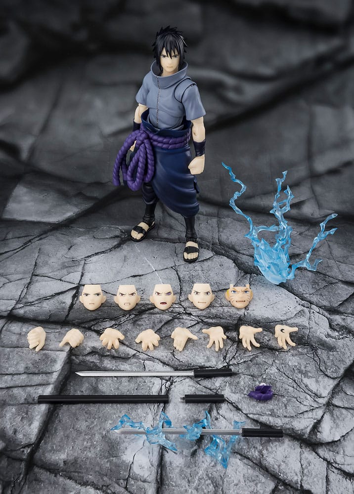 Naruto Figura S.H.Figuarts Sasuke Uchiha Solitary Shinobi 15 cm - Z POP Toys