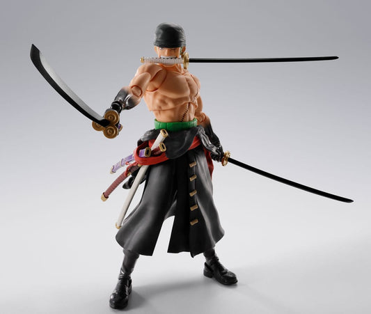 One Piece Figura S.H.Figuarts Roronoa Zoro The King of Hell 15 cm - BANDAI TAMASHII NATIONS FIGURA - Vista detallada