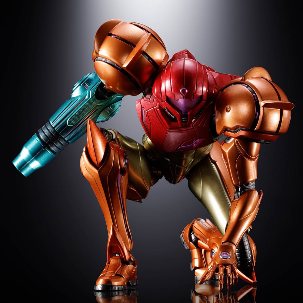 Metroid Prime 4: Beyond Figura Diecast Chogokin Samus Aran LED 21 cm - Z POP Toys