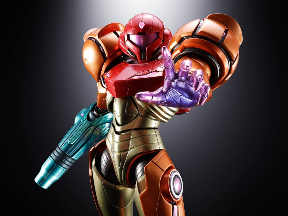 Metroid Prime 4: Beyond Figura Diecast Chogokin Samus Aran LED 21 cm - Z POP Toys