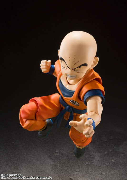 Dragon Ball Z Figura S.H. Figuarts Krillin-Earth's Strongest Man 17 cm - BANDAI TAMASHII NATIONS FIGURA - Vista detallada