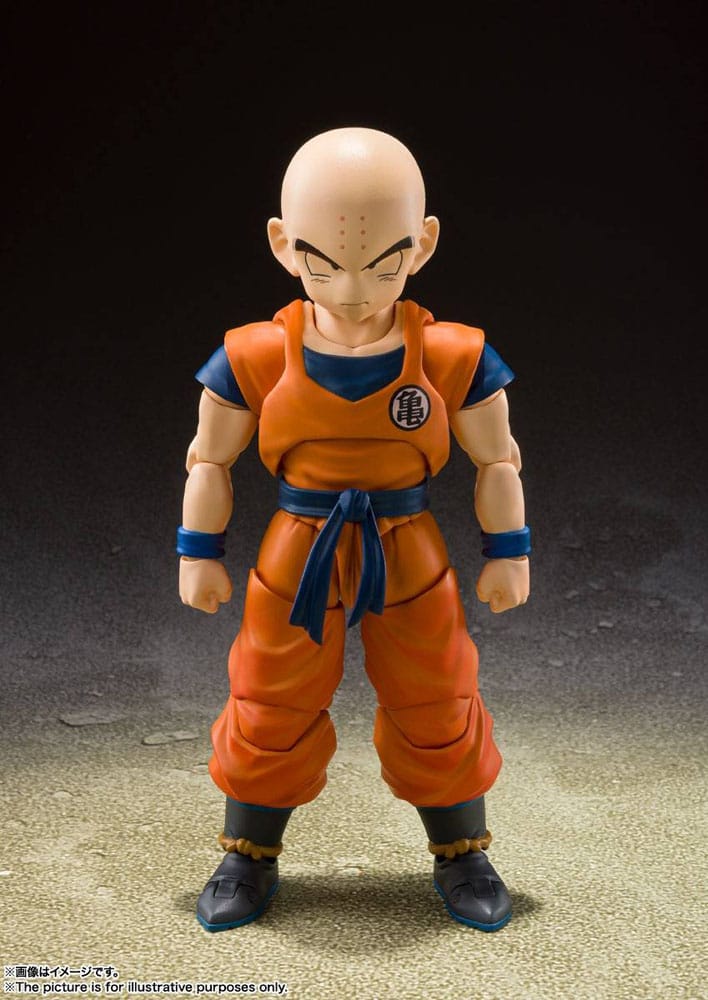 Dragon Ball Z Figura S.H. Figuarts Krillin-Earth's Strongest Man 17 cm
