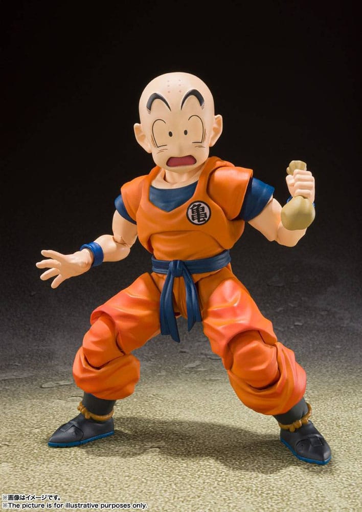 Dragon Ball Z Figura S.H. Figuarts Krillin-Earth's Strongest Man 17 cm