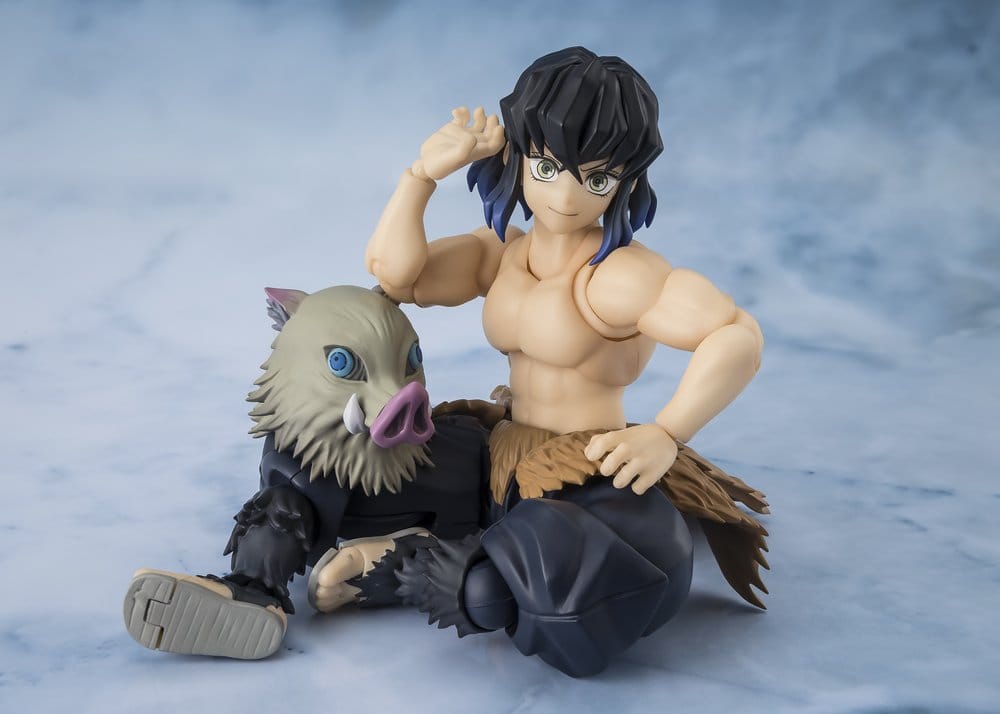 Demon Slayer: Kimetsu no Yaiba Figura S.H. Figuarts Inosuke Hashibira 14 cm