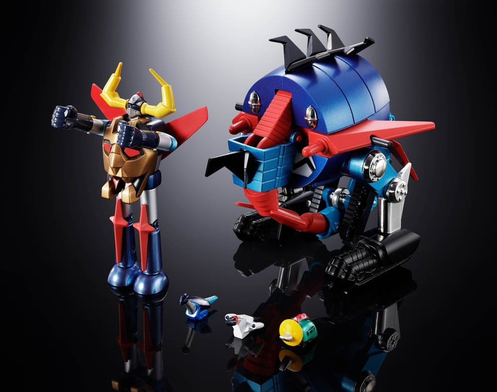 Dino Mech Gaiking Figura Chogokin Daikumaryu & Gaiking 20 cm