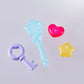 Magical Sisters Lulutto Lilly Réplica Proplica Stattoneoneon & GlassHeart HopePact Set 25 cm