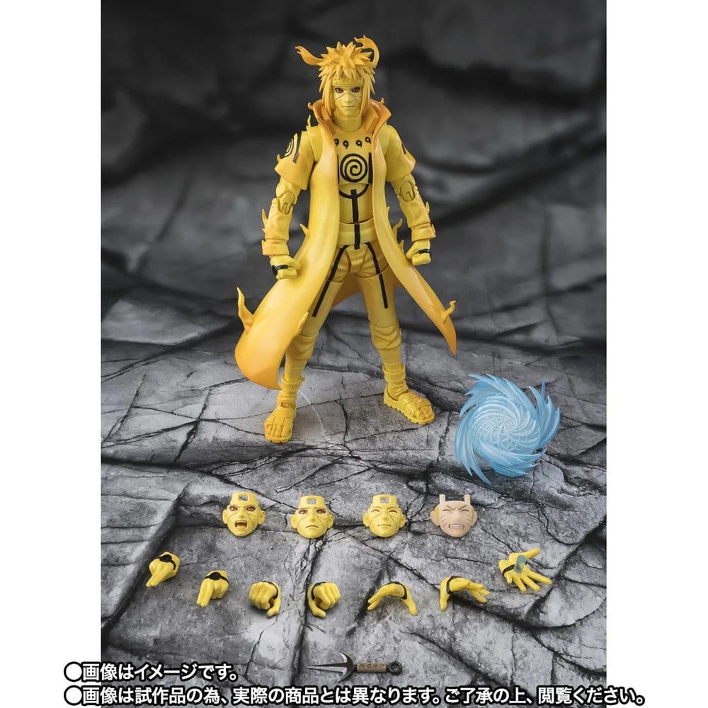 Naruto Figura S.H.Figuarts Minato Namikaze (Kurama Link Mode) -Bond of Light That Shatters Darkness- 15 cm