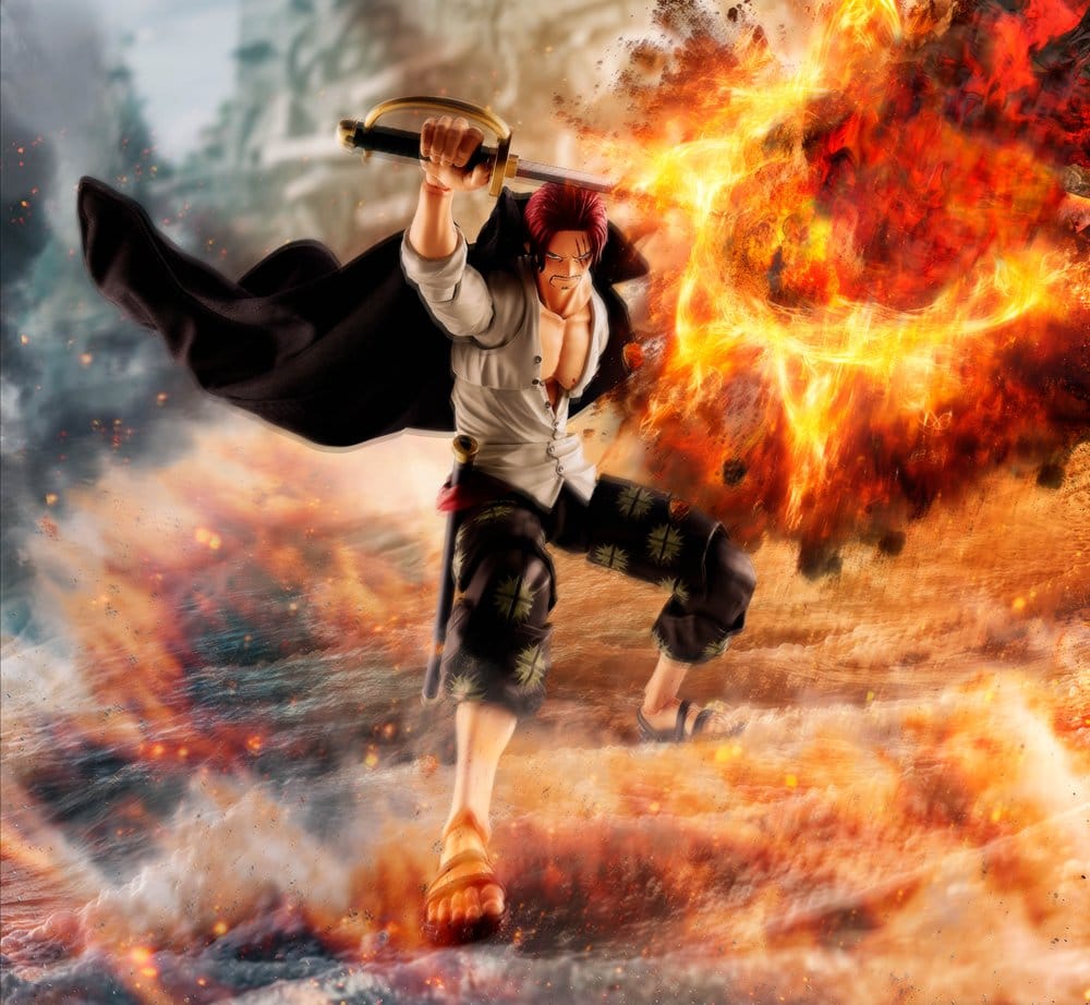 One Piece Figura S.H.Figuarts Shanks -Marineford- 17 cm