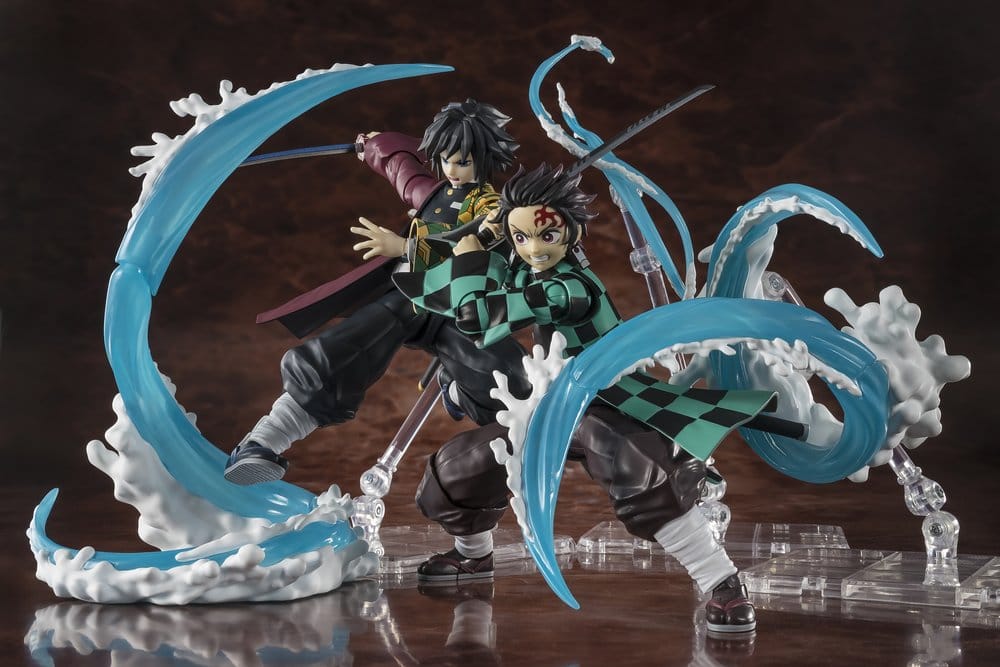 Demon Slayer: Kimetsu no Yaiba Accesorios S.H. Figuarts Tanjiro Kamado & Giyu Tomioka Water Breathing Option Parts Set