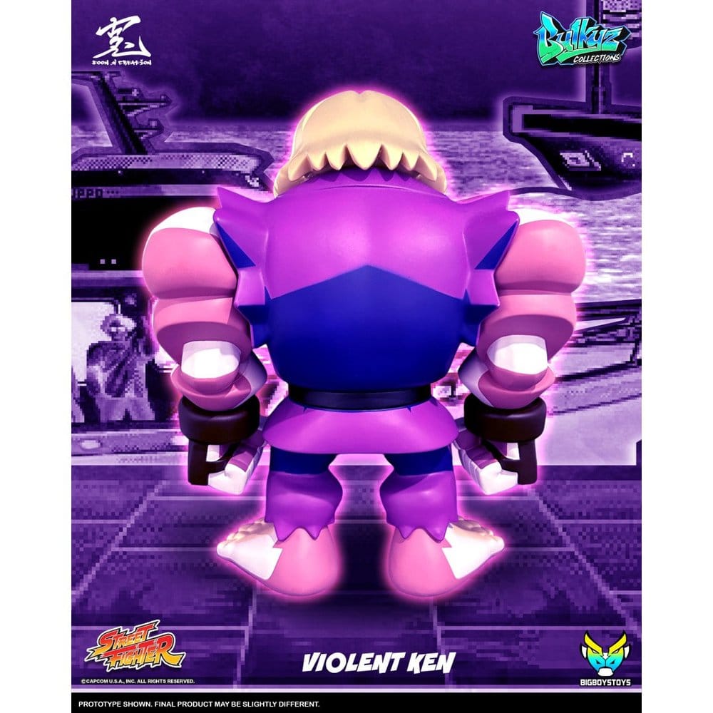 Street Fighter Bulkyz Figura de vinilo Violent Ken 30 cm