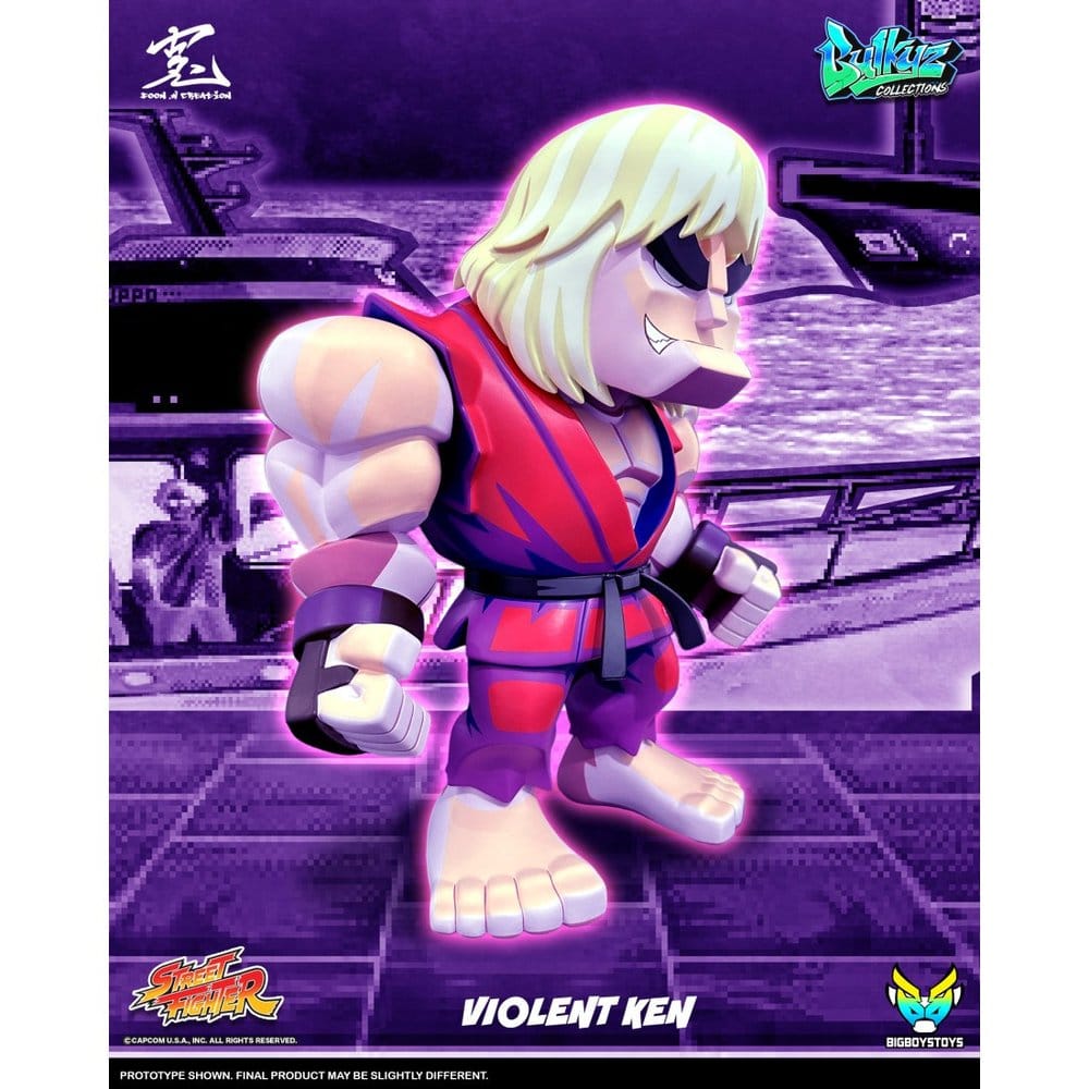 Street Fighter Bulkyz Figura de vinilo Violent Ken 30 cm