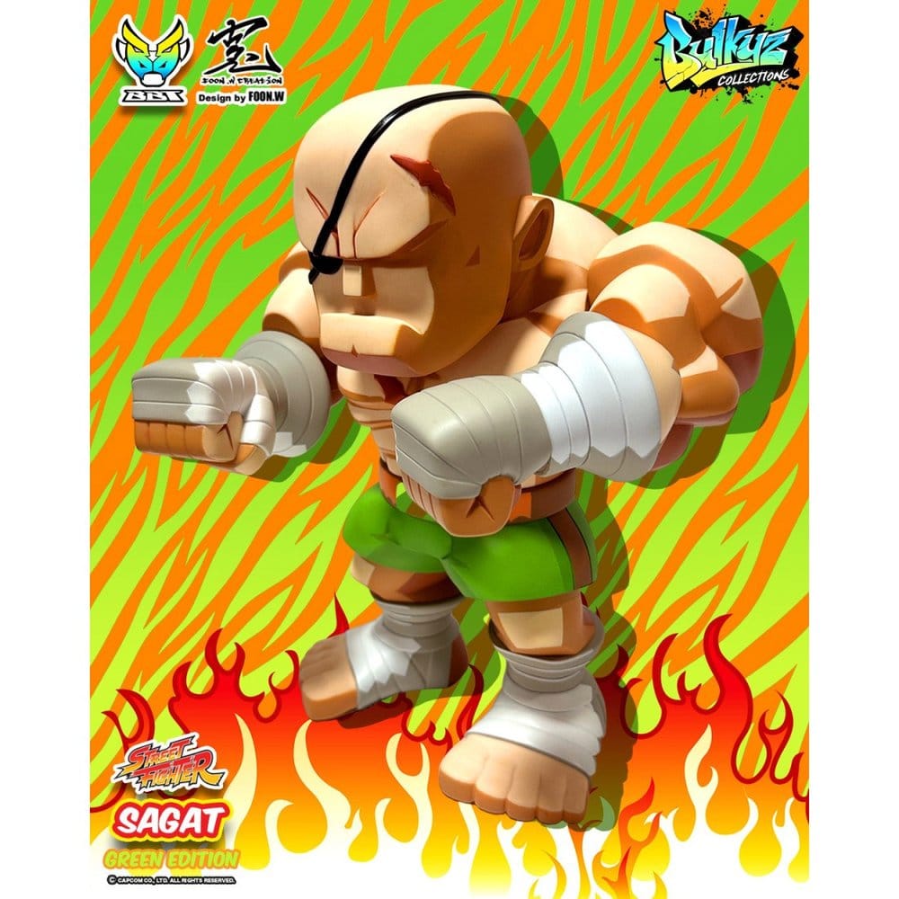 Street Fighter Bulkyz Figura de vinilo Sagat 30 cm