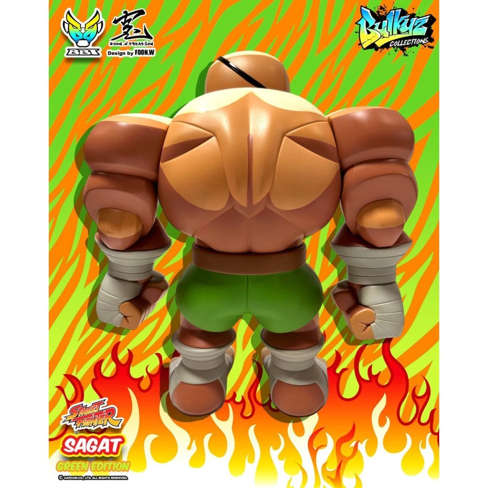 Street Fighter Bulkyz Figura de vinilo Sagat 30 cm