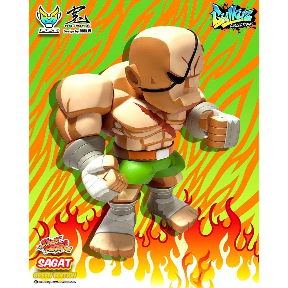 Street Fighter Bulkyz Figura de vinilo Sagat 30 cm