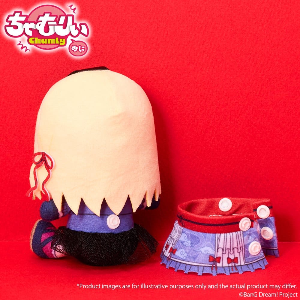 BanG Dream! Chamuri Mini Llavero de Peluche Ave Mujica Senbi Toryo Ver. Doloris 10 cm