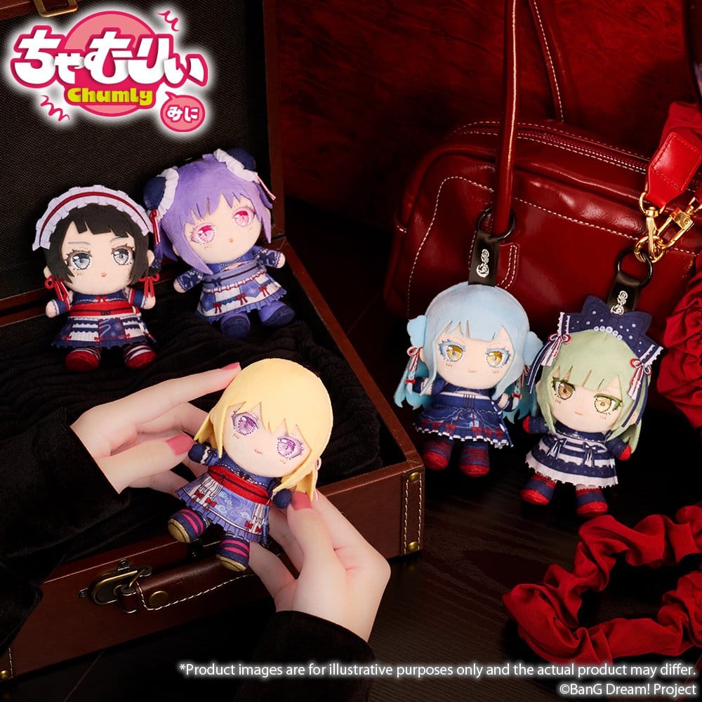 BanG Dream! Chamuri Mini Llavero de Peluche Ave Mujica Senbi Toryo Ver. Amoris 10 cm