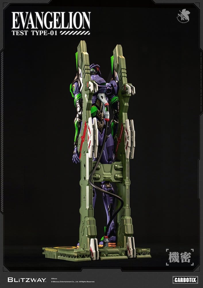 Evangelion Carbotix Figura Evangelion Unit-01 Test Type (Standard Ver.) 33 cm