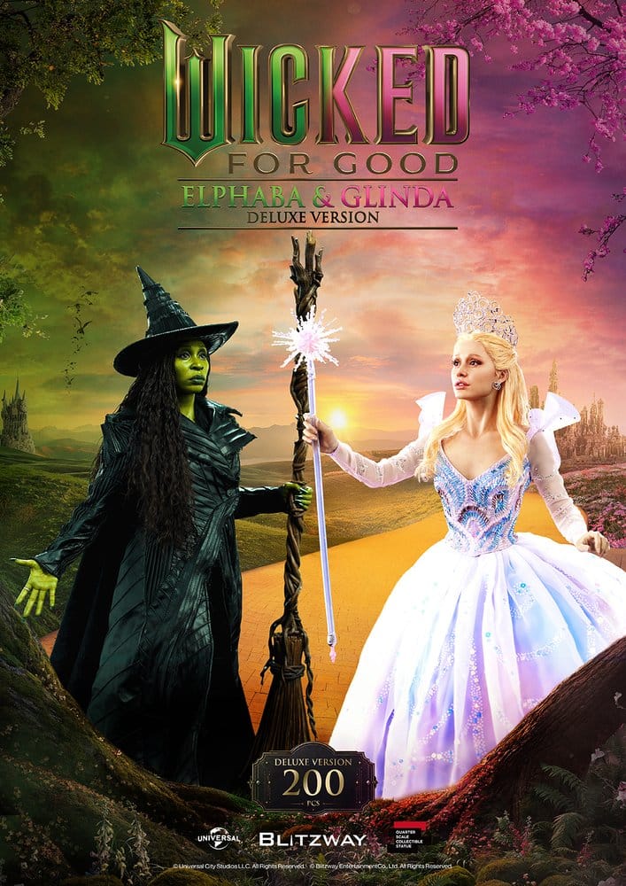 Wicked: Parte II Superb Scale Estatua 1/4 Elphaba & Glinda (DX Ver.) 56 cm