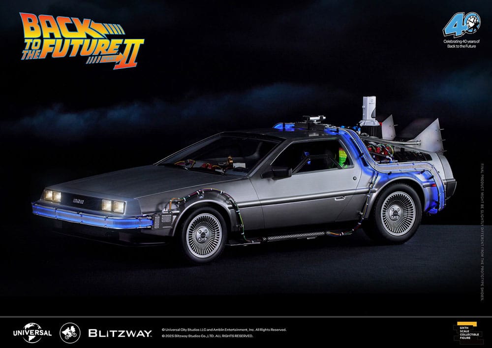 Regreso al Futuro II Vehículo 1/6 Time Machine 74 cm - Z POP Toys