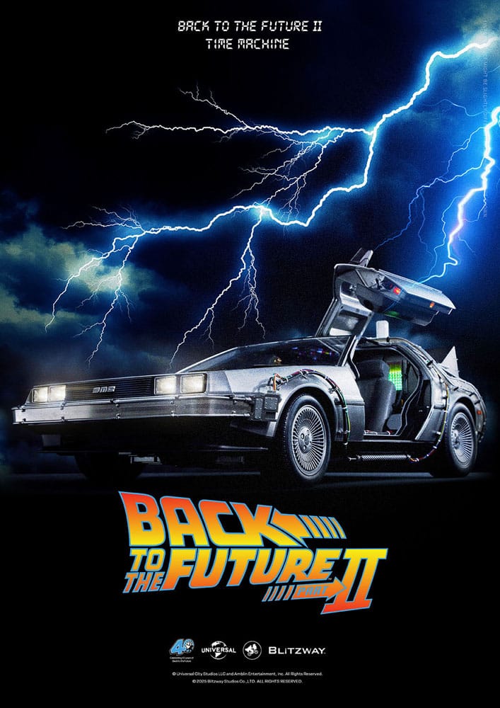 Regreso al Futuro II Vehículo 1/6 Time Machine 74 cm - Z POP Toys