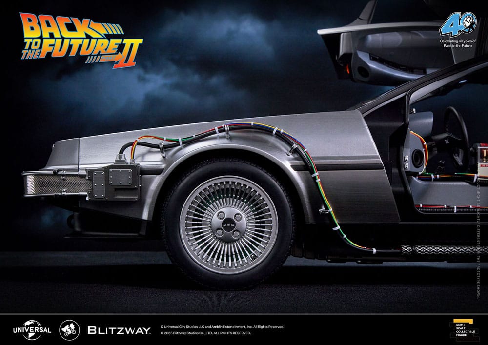 Regreso al Futuro II Vehículo 1/6 Time Machine 74 cm - Z POP Toys