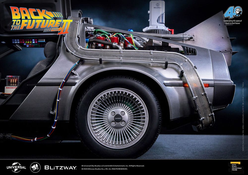 Regreso al Futuro II Vehículo 1/6 Time Machine 74 cm - Z POP Toys
