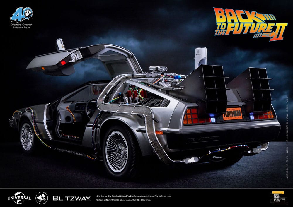 Regreso al Futuro II Vehículo 1/6 Time Machine 74 cm - Z POP Toys