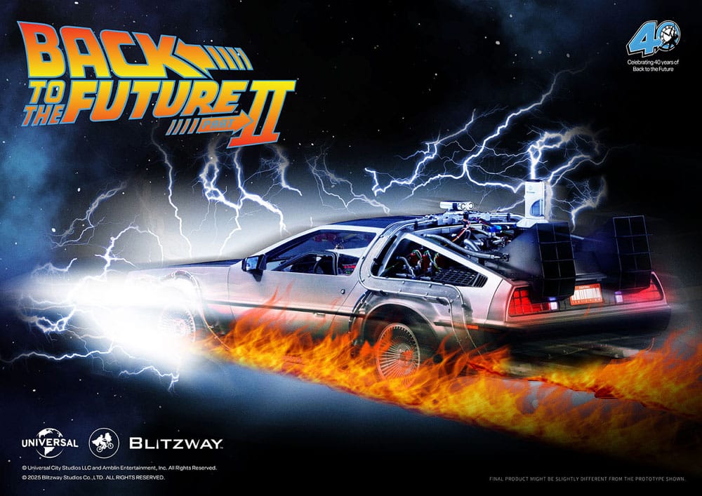 Regreso al Futuro II Vehículo 1/6 Time Machine 74 cm - Z POP Toys