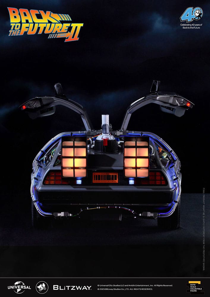 Regreso al Futuro II Vehículo 1/6 Time Machine 74 cm - Z POP Toys