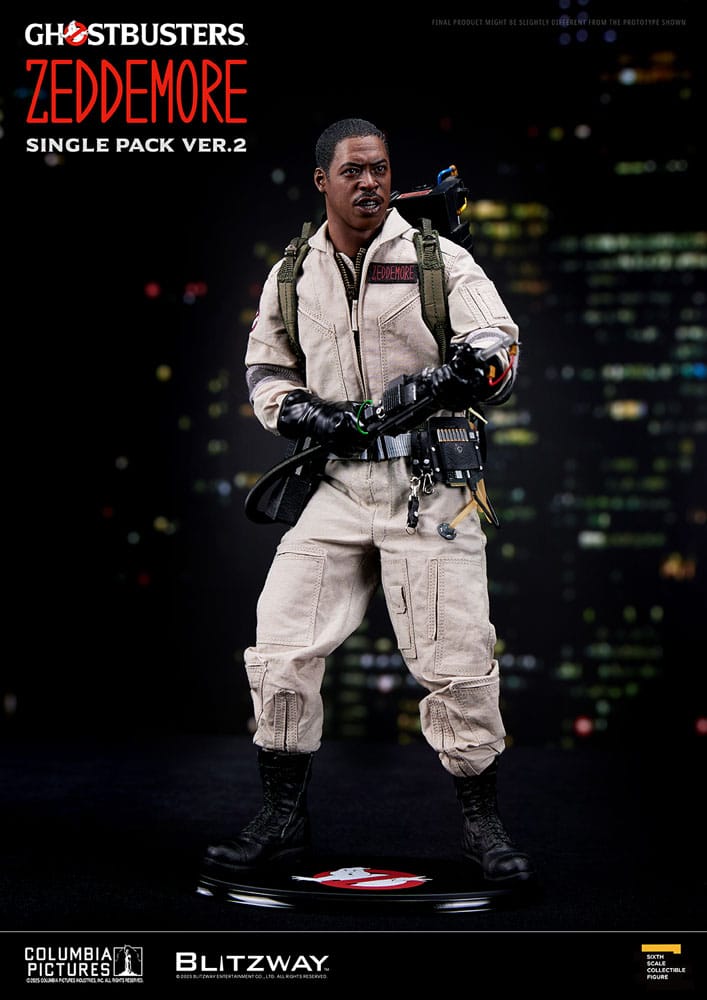 Los Cazafantasmas Figura Premium UMS 1/6 Winston Zeddemore Ver. 2 31 cm - Z POP Toys