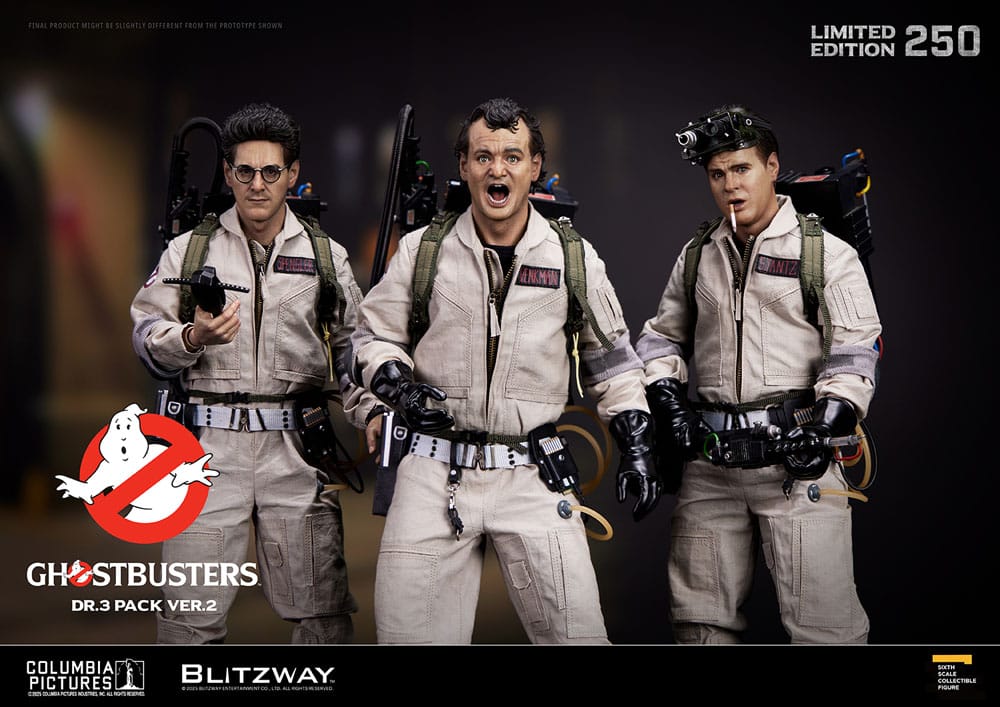 Los Cazafantasmas Pack de 3 Figuras Premium UMS 1/6 Venkman, Stantz, Spengler Ver. 2 31 cm
